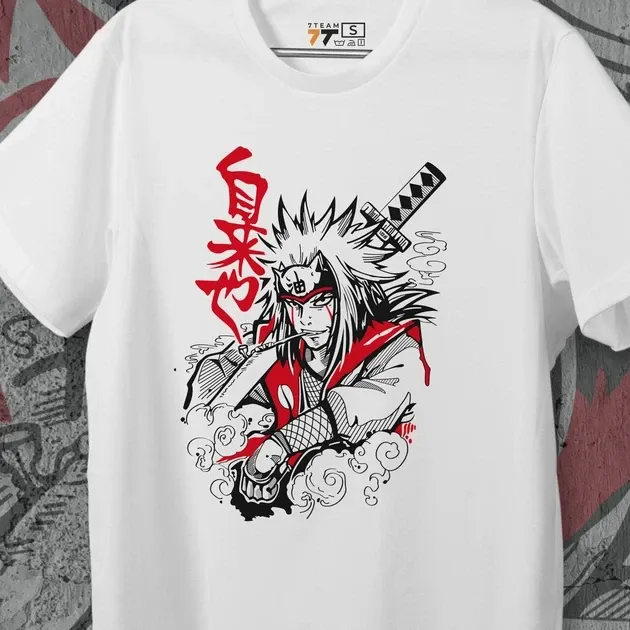 Футболка для підлітка хлопчика з принтом Наруто Джирайя 2 Розмір 160 Anime10299 Дніпро - фото 4