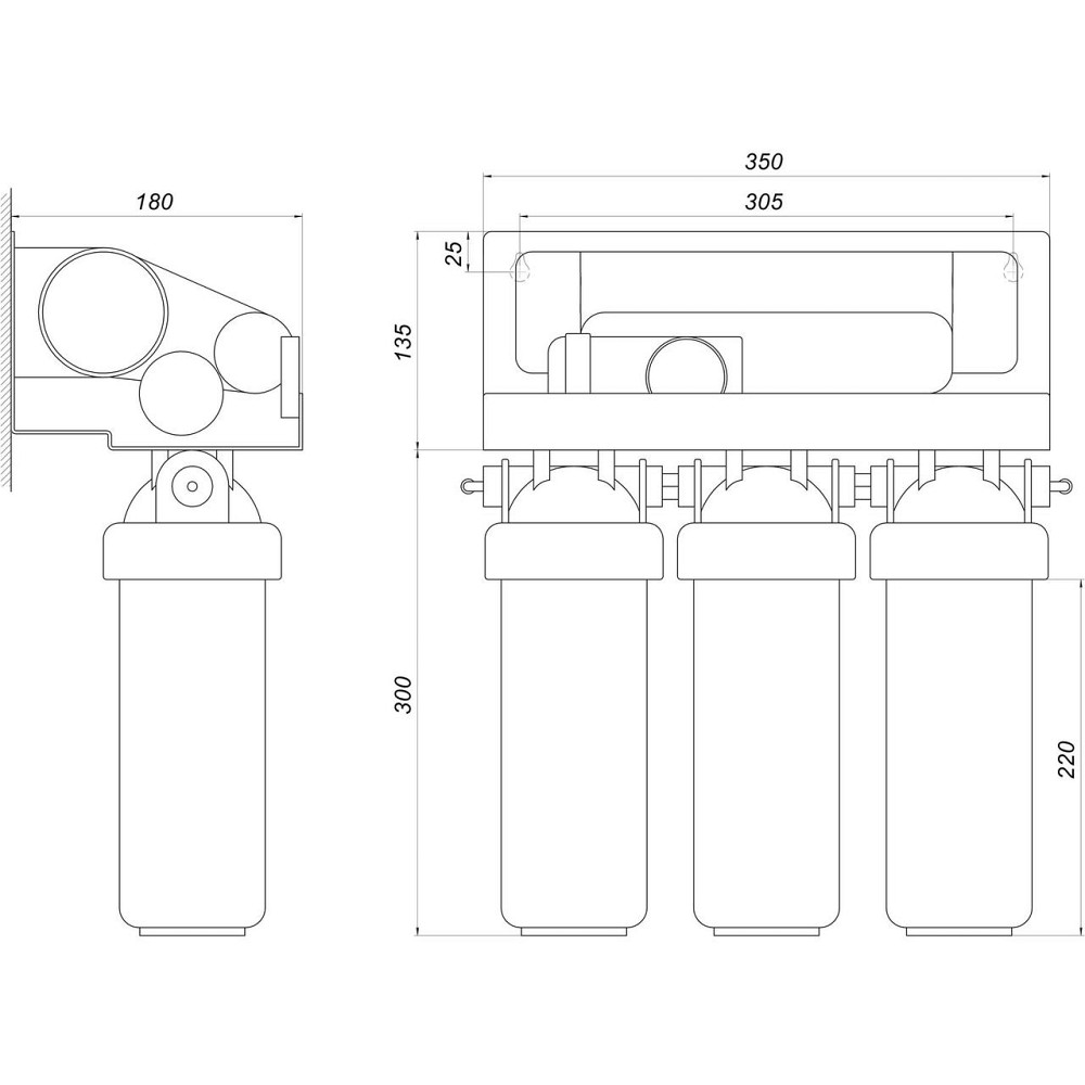Система обратного осмоса OasisPro, насос + ПЛАСТ. бак, BSL03-RO-75 Киев - изображение 3
