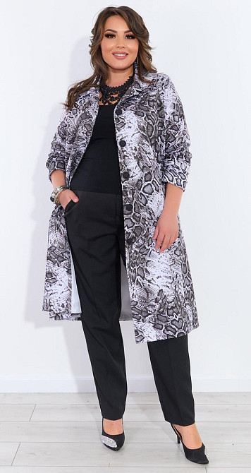 Легке пальто цікавого крою (52) Київ - фото 3