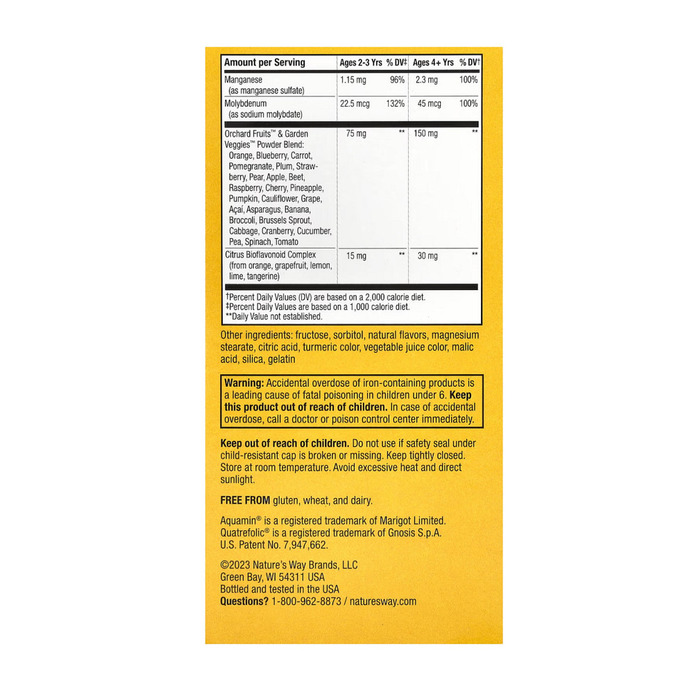 Kids Chewable Multivitamin - 120 tabs Orange and Berry Киев - изображение 4