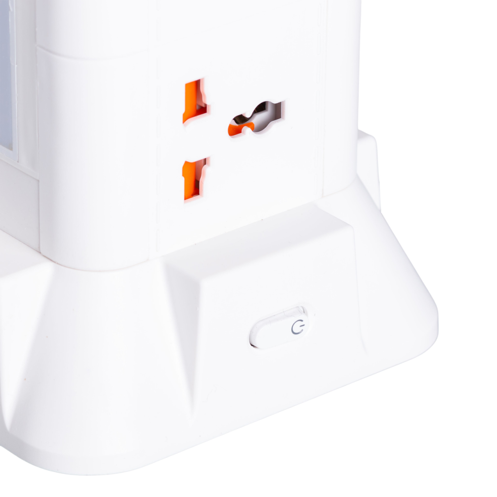 Yiwu Мережевий фільтр подовжувач 4.8 м з лампою на 6 універсальних розеток з 2 USB, 1 Type-C, б Коломыя - изображение 6