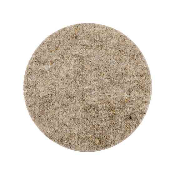 Круг полірувальний MASTERTOOL на липучці з натуральної повсті жорсткий вологостійкий 6 мм Ø 100 мм набір 5 шт 08-9610 Коломыя