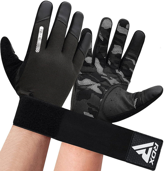 Рукавички для фітнесу RDX T2 Touch Screen Friendly Full Fingerf Black S Киев - изображение 5