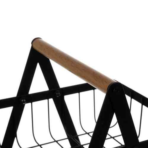 Корзина двухъярусная для фруктов и овощей Ruhhy (24265) Черный Нововолынск