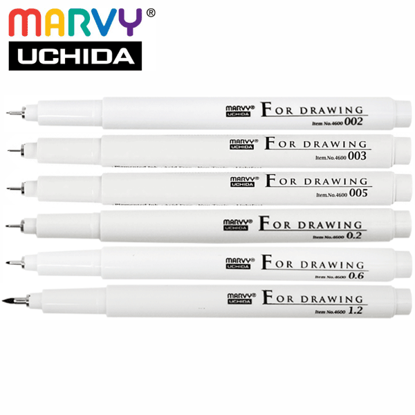 Мульти-лайнер 0.03мм черный 4600-S Marvy Киев - изображение 1