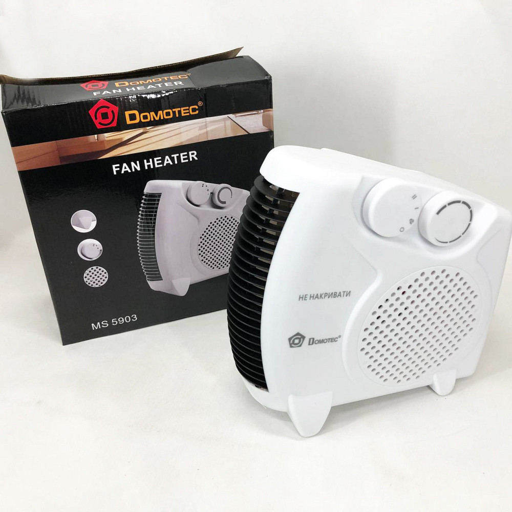 Термо вентилятор, Тепло-вентилятор, Тепловентилятор для портативного опалення, Дуйко для тепла KI-24 Київ - фото 3
