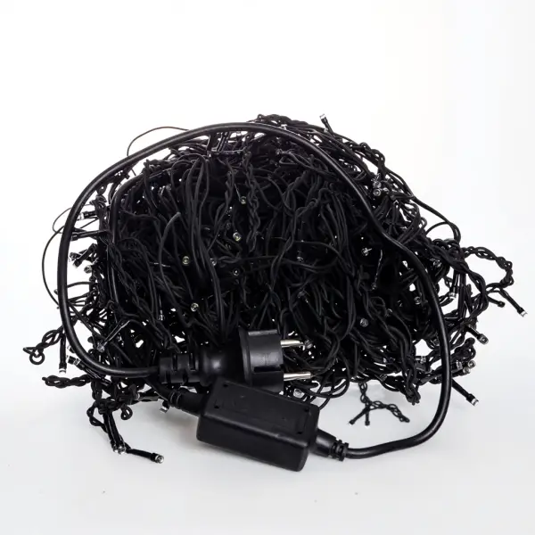 Garlando Вулична гірлянда Бахрома 25 м 405 LED чорний провід Білий 25MBW Коломыя - изображение 4