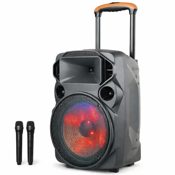 Портативна акустика Su-Kam SU 612 12” 200W Bluetooth FM USB з 2 мікрофонами та акумулятором Одеса
