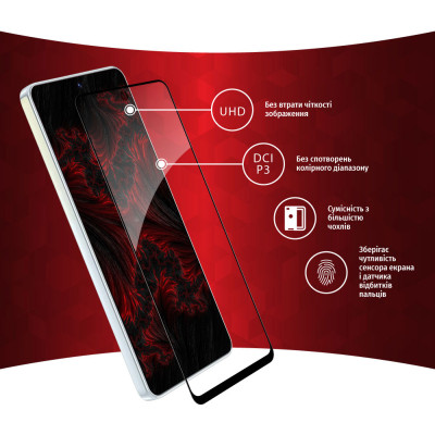 Скло захисне Intaleo Full Glue Tecno Camon 19/19 Pro (1283126547270) Вінниця - фото 3
