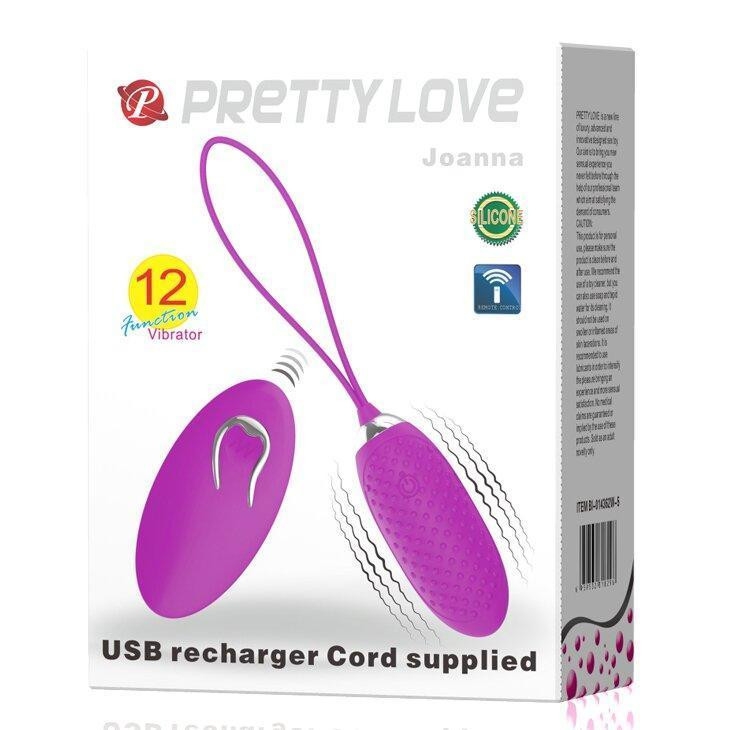 Виброяйцо Pretty Love Joanna с дистанционным управлением, BI-014362W-5 Sex Aura Киев - изображение 9