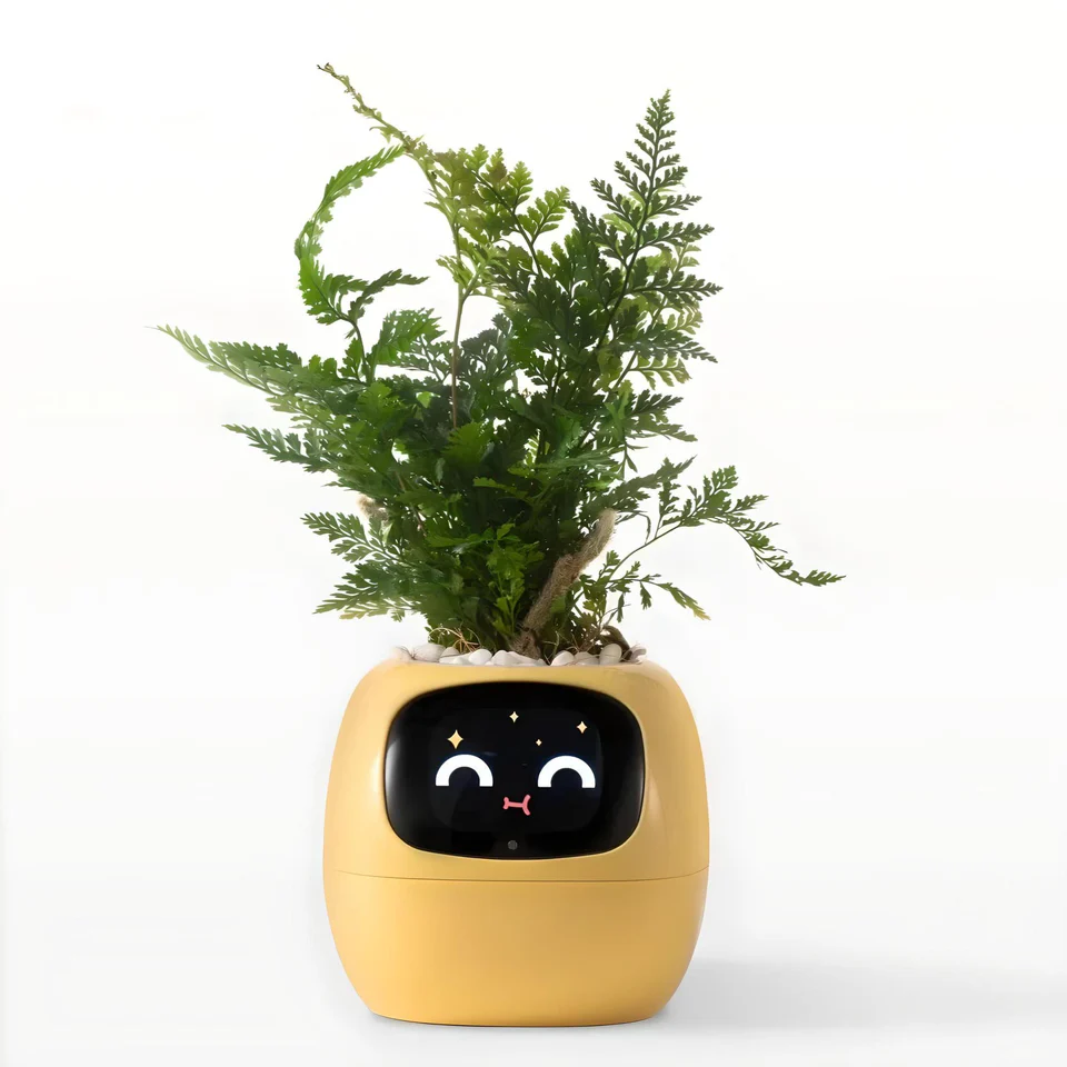 Розумний горщик для рослин Ivy Smart Planter, жовтий Київ - фото 4
