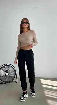 Женские зимние спортивные штаны Черный XL Харьков