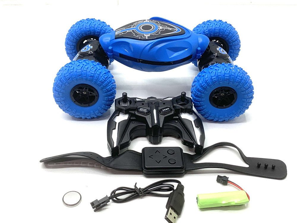 Машина на радіокеруванні 2.4G акумулятор USB зарядка змінює форму світло 28см Синя (3688-G106A) Чернігів - фото 7