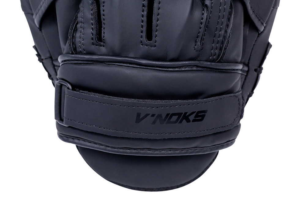 Лапы боксерские V`Noks Ultima Black Винокс Черные Тренировочные лапы для бокса MMA кикбоксинга пара Киев - изображение 8