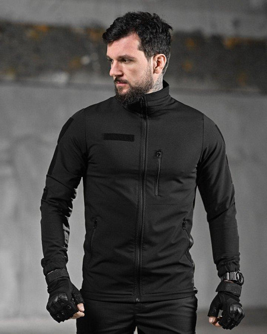 Ветровка paradox (без капюшона) черная полиция ДЛ6292 Одесса - изображение 3