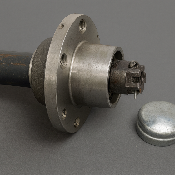 Балка для прицепа мотоблока , мототрактора ,усиленная со ступицей ВАЗ 2101 НЕ шплинтованнымы Винница