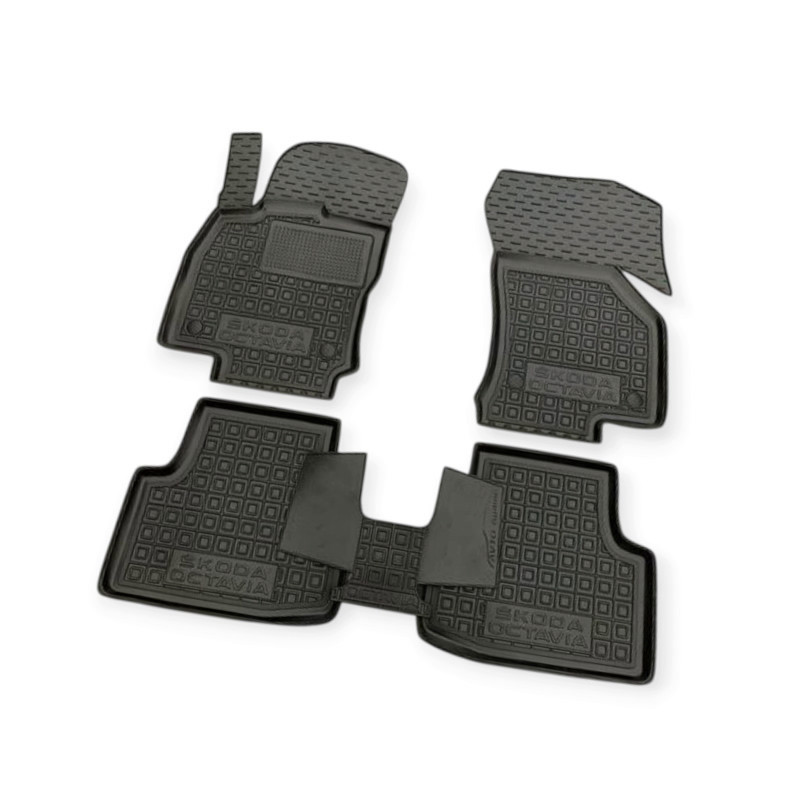 Килимки Шкода octavia a8 2020-> борт 2,5 см, з перемичкою салону Мукачево - фото 1
