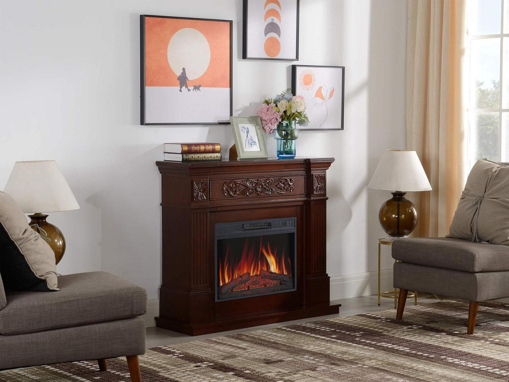 Каминокомплект ArtiFlame Toscana AF23S russet с обогревом и звуком горения огня Львов - изображение 10