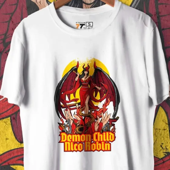 Футболка чоловіча з  принтом Ван Пис Ніко Робін Розмір 48 Anime0177 Дніпро