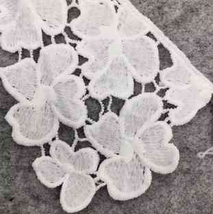 Комір для одягу білий Квіти Київ