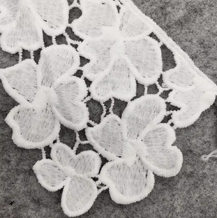 Комір для одягу білий Квіти Київ - фото 3