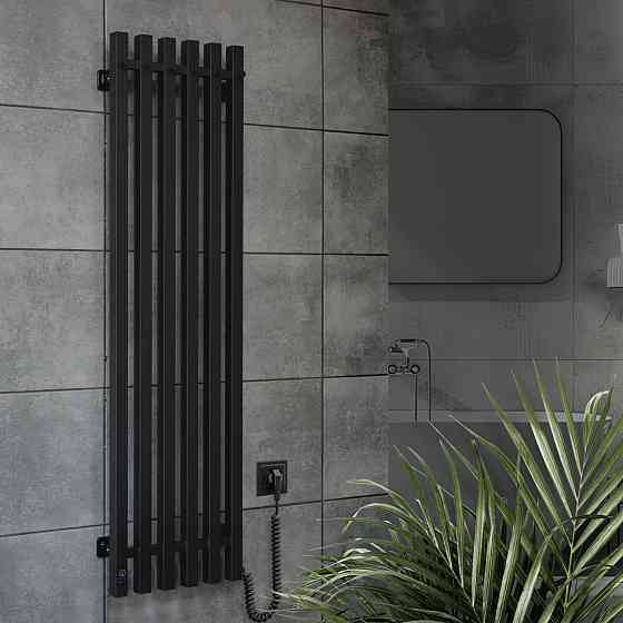 Рушникосушка електрична Navin Levante 330х1200 Sensor чорний муар П/П Київ