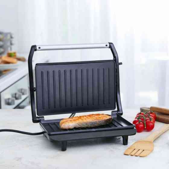 Настільний гриль для гамбургерів електричний Magio, Електрогри для м'ясних страв Грильниця стейків EB-90 Львів