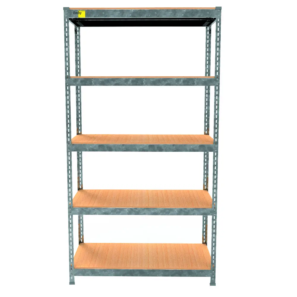 Металевий стелаж Emby Light Series (розмір 1800х900x300мм) 5 полиць ДСП до 100кг Оцинкований Вінниця - фото 4