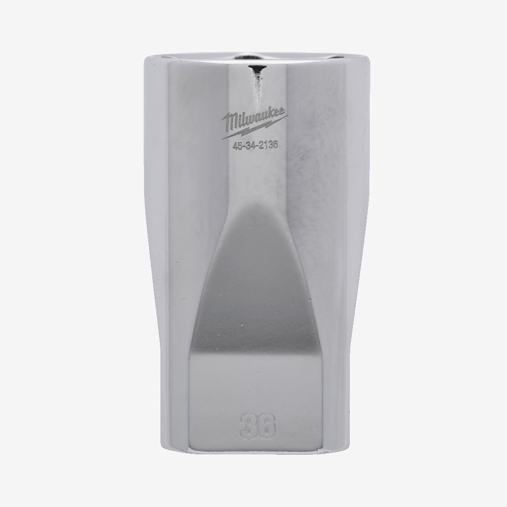 Головка хромированная метрическая удлиненная 1/2'' MILWAUKEE, 36мм Одесса - изображение 1