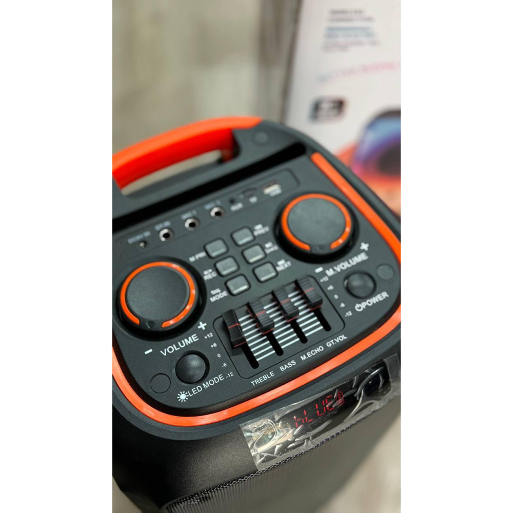 Портативна бездротова колонка NDR-1095 8 дюймів 6000Вт Київ - фото 4