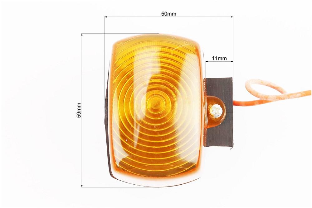 Поворотник лев., Прав. (без "ніжки") к-кт 2 шт, жовті Киев - изображение 2