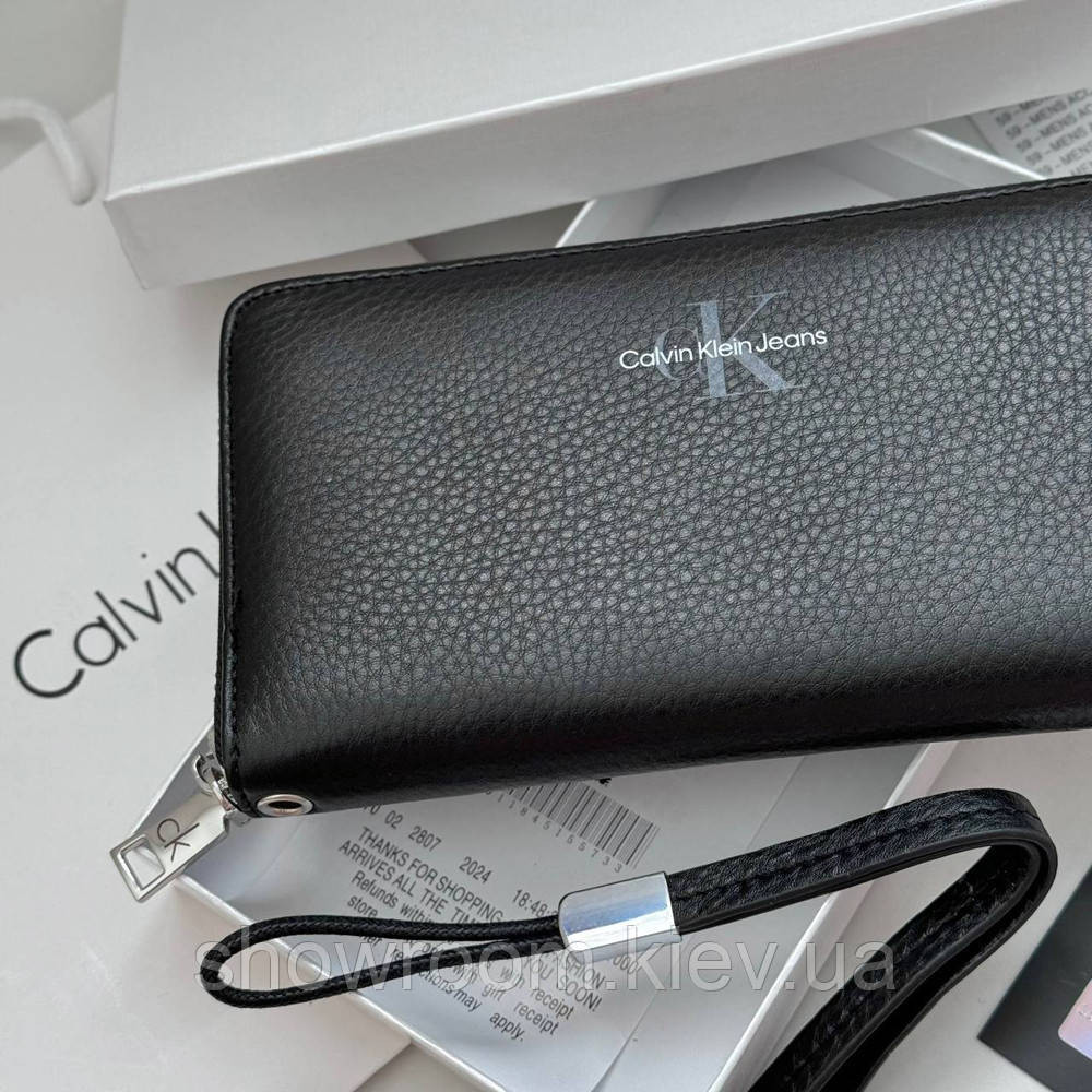 Чоловічий шкіряний гаманець на блискавці (1442) Київ - фото 8