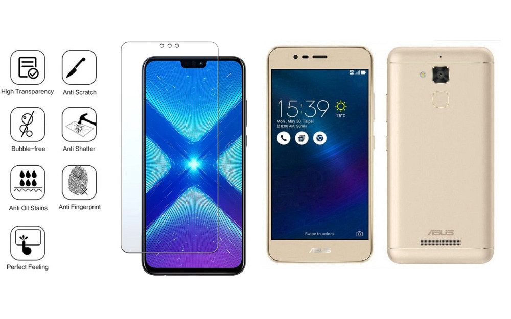 Защитное стекло NeoGlass для Asus ZenFone 3 Max – ультрапрозрачное и устойчивое Киев - изображение 4