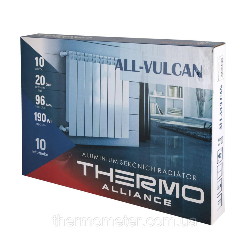 Радиатор алюминиевый Thermo Alliance All-Vulcan 500/96 1,05 кг Киев - изображение 9
