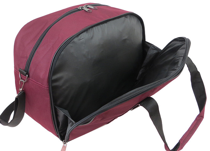 Сумка дорожная TRAVEL BAG 507 35х52 бордовая Киев - изображение 2