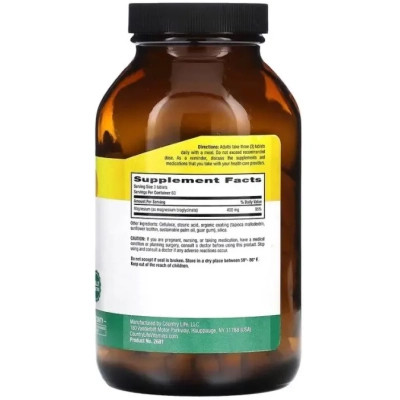 Вітамінно-мінеральний комплекс Country Life Магній Хелатний гліцинат, 400 мг, Chelated Magnesium Glycinate, 180 таб (CLF-02681) Вінниця - фото 2