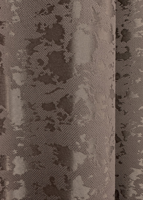 Комплект готових штор VR-Textil Льон мармур Pavliani VO № 1718ш какао 150х275 см 2 шт (33-0618) Київ - фото 8