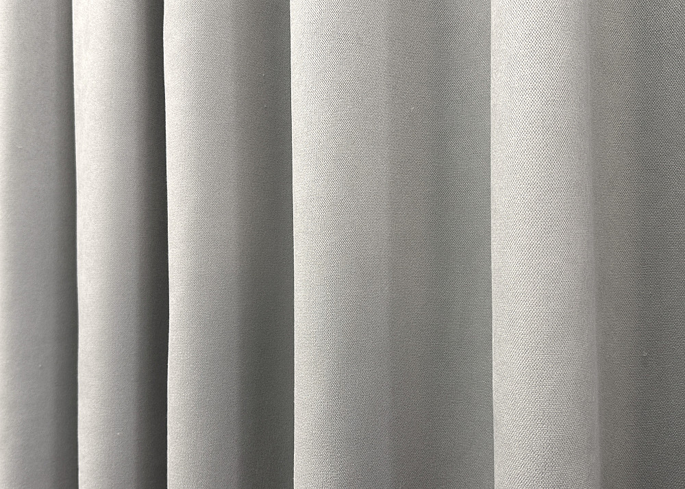 Комплект готовых штор VR-Textil Микровелюр Petek № 1832ш Светло-серый 100х270 см 2 шт (31-0019) Киев - изображение 7