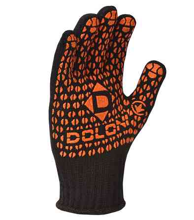 Перчатки трикотажные защитные с ПВХ рисунком Doloni Стандарт 10316 р.10 Ровно