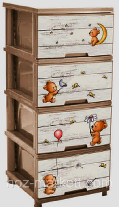 Комод пластиковый 