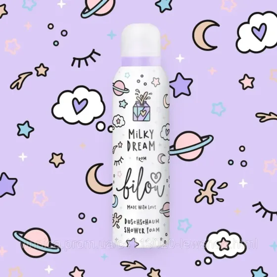 Пінка для душу Bilou Milky Dream 200 мл Чернівці