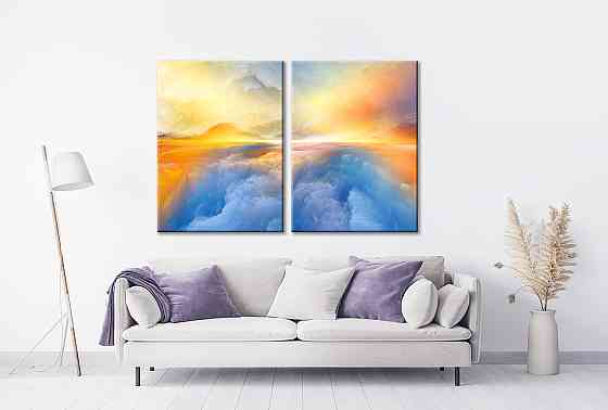 Модульная картина в гостиную / спальню   Флю-Арт  TLV-2_127 Киев