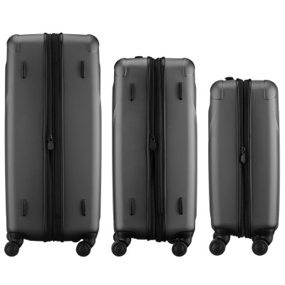 Набор чемоданов Wenger Oryson 3 в 1 (S,M,L) пластик, 4 колеса, сірий (653212) Винница - изображение 6