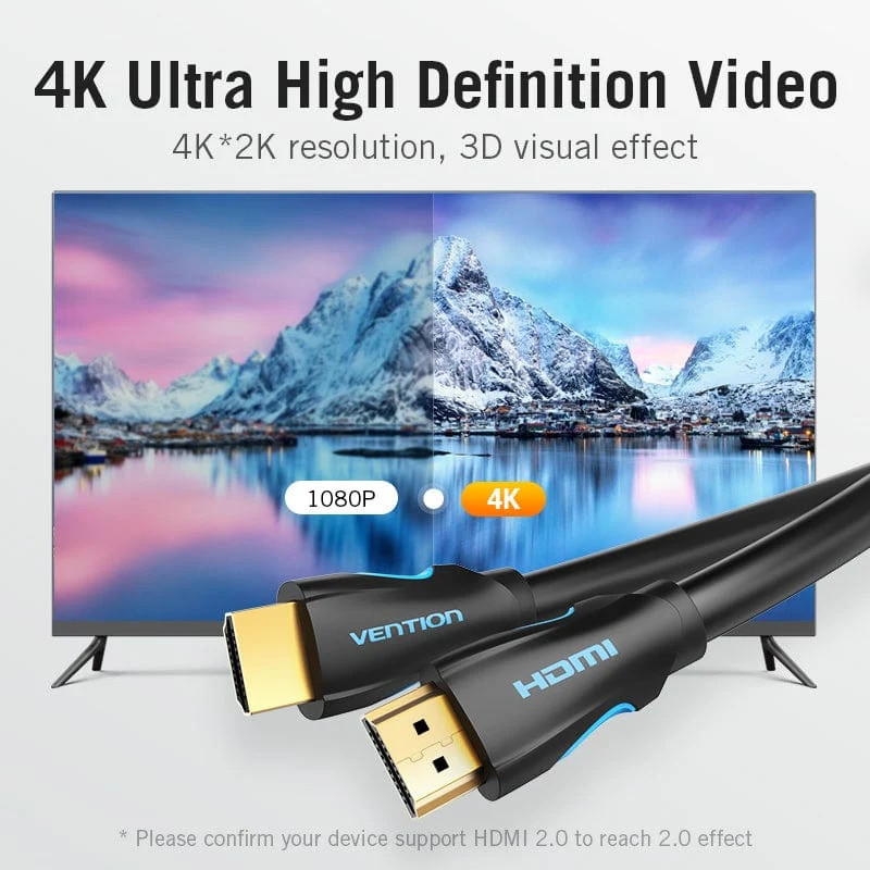 Кабель HDMI M - M, 15.0 м, V1.4, 4K 30Гц, PVC Vention Винница - изображение 8