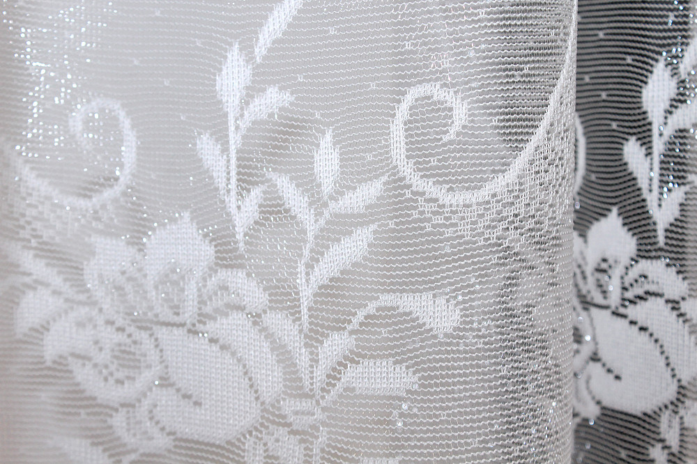 Тюль жакард VR-Textil № 1321т Арка на кухню колір білий 350х150 см (53-0202) Київ - фото 4