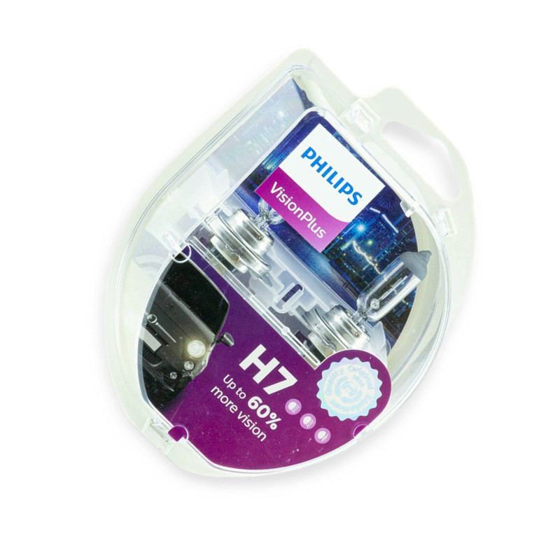 Автолампа 12V 55 W PHILIPS Vision Plus 60% (2шт) H7 Мукачево - изображение 1