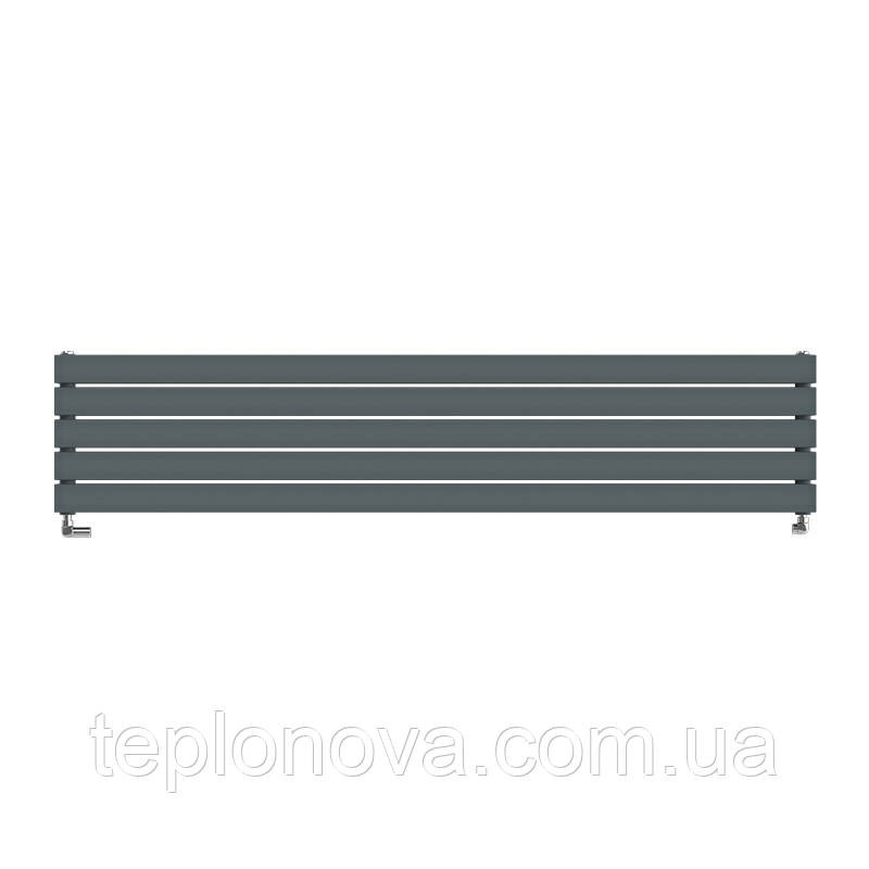 Дизайнерский радиатор 340/1600 (мм) антрацит IDEALE VITTORIA H (боковое подключение) 12 5/340/1600 Черновцы - изображение 1