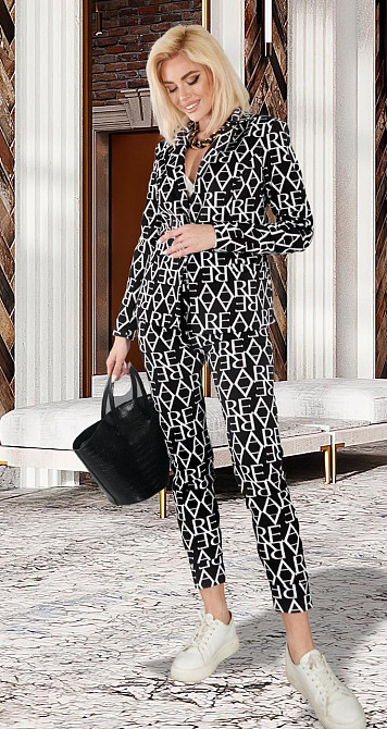 Брючный костюм с пиджаком (46) Киев - изображение 3