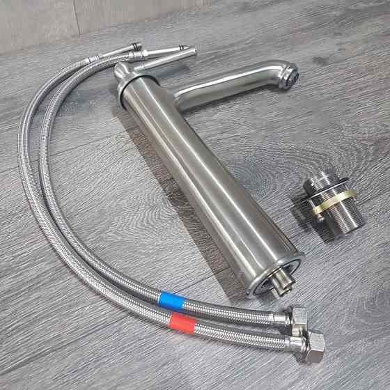 Змішувач для раковини високий Imprese Hydrant ZMK031806011 сатин Київ