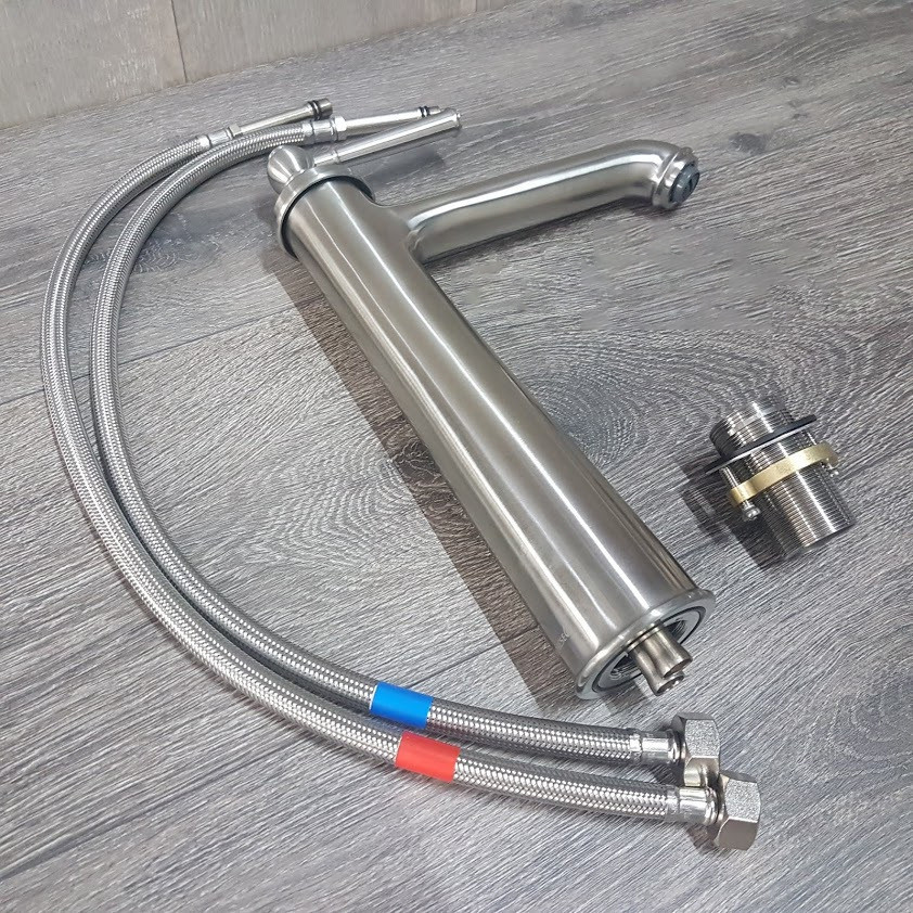 Змішувач для раковини високий Imprese Hydrant ZMK031806011 сатин Київ - фото 2